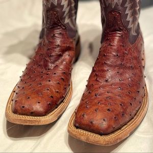 Rios of Mercedes ostrich leather boots